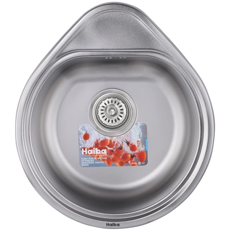 Мойка кухонная Haiba 50x44 см Satin (HB0540)