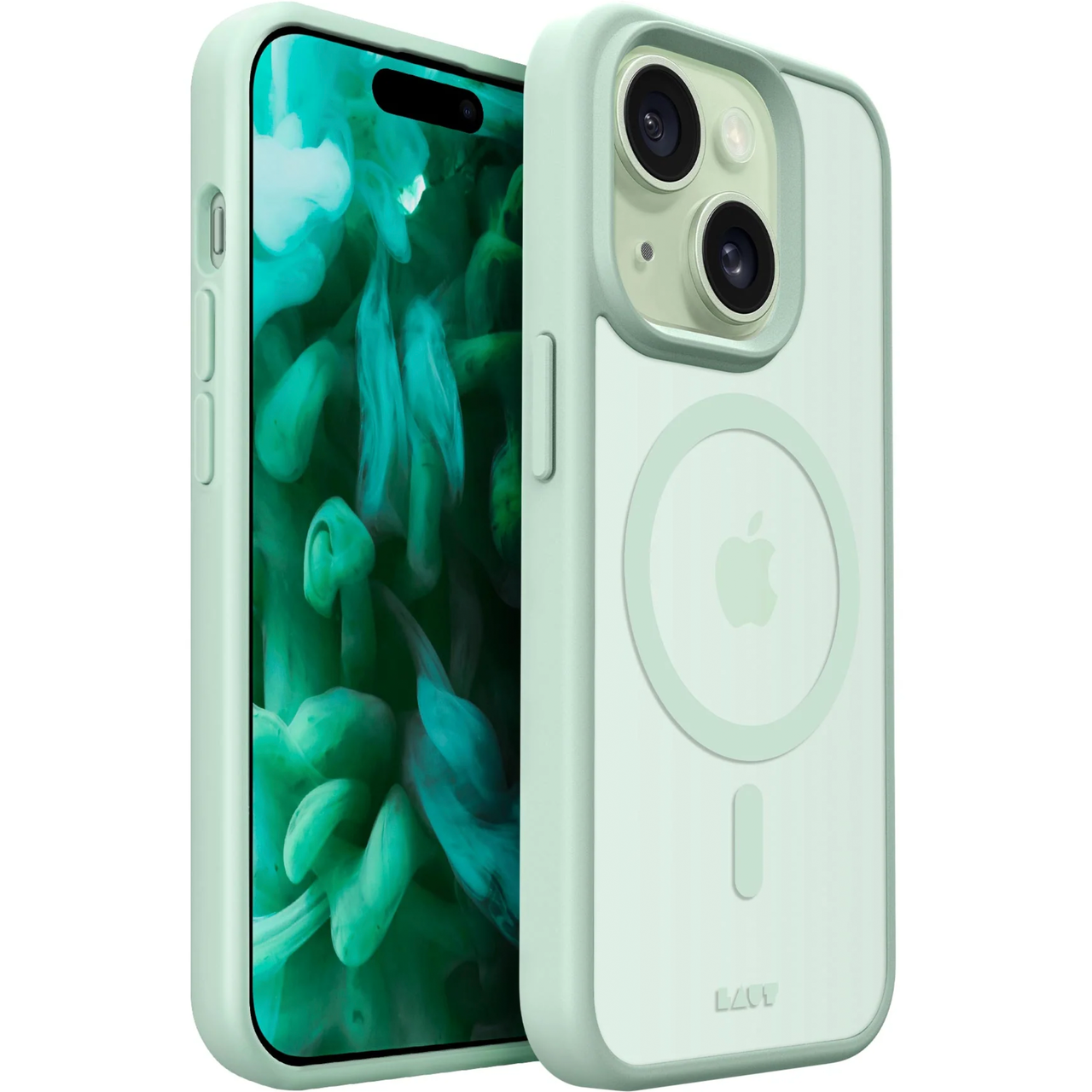 Чехол накладка Laut Huex Protect Case with MagSafe for iPhone 15 Plus, Mint (L_IP23C_HPT_MT)