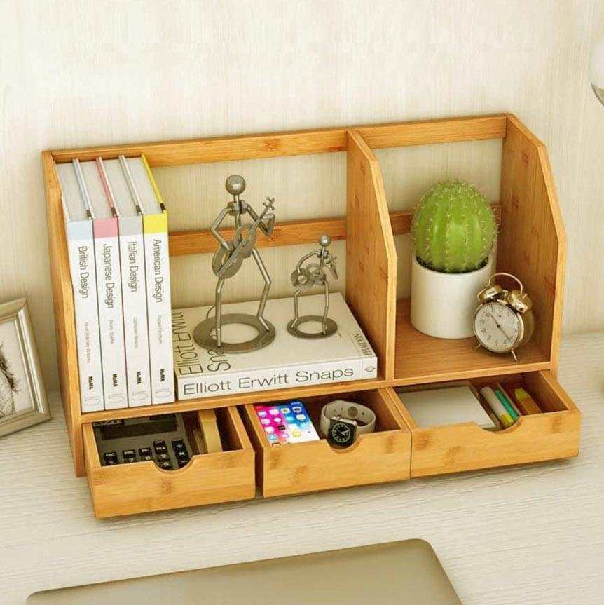 Полка книжная настольная из дерева Ульмен Карри (КПА-026203)