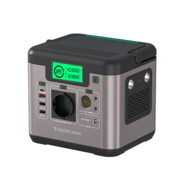 Cтанція резервного живлення Enerlight PowerGo500 500 Вт 520 Вт⋅год Li-ion (37456630)