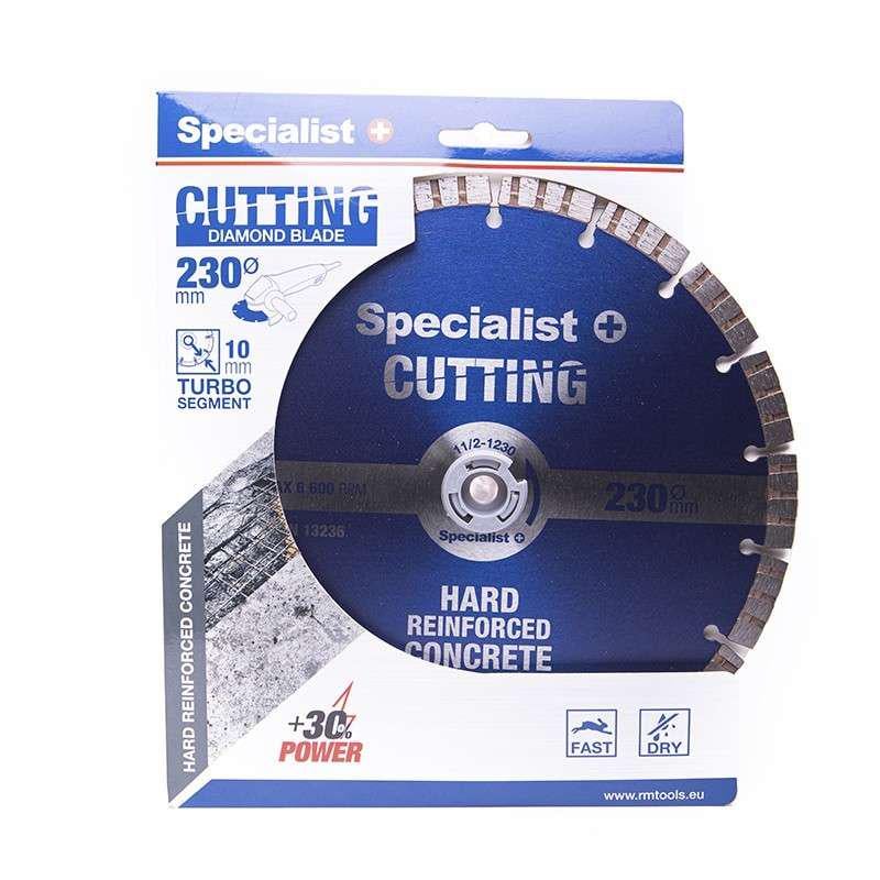 Диск алмазный Specialist+ Premium для железобетона 230x10x22,2 мм (11/2-1230) - фото 2 Диск алмазный Specialist+ Premium для железобетона 230x10x22,2 мм (11/2-1230) - фото 2