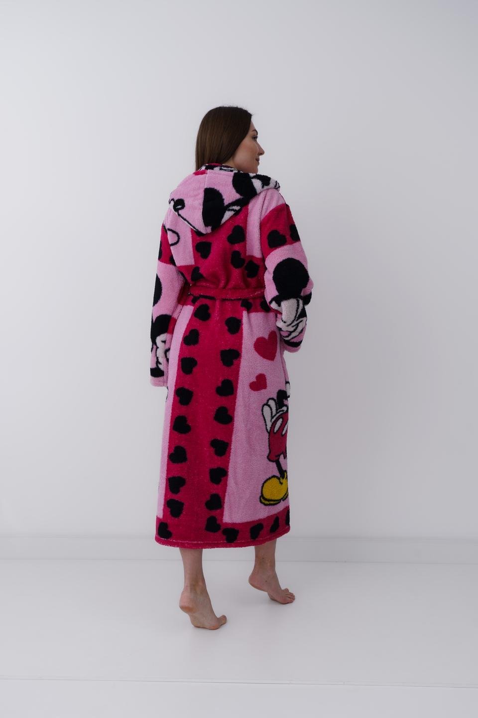 Халат жіночий UT Store Мікі Маус HT03 L Рожевий (24524476) - фото 2