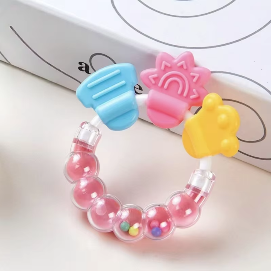 Игрушка-прорезыватель ортодонтический с охлаждающим эффектом Розовый (144092)