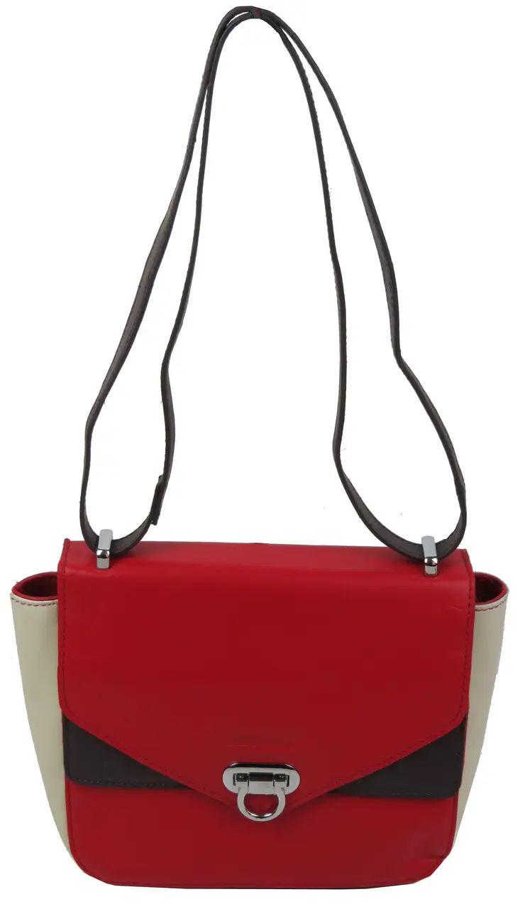 Сумка женская Giorgio Ferretti кожаная Красный (35553SD04)