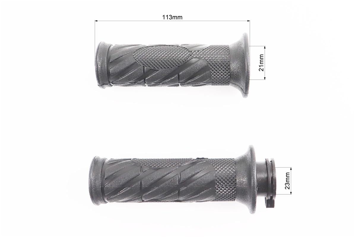 Ручки руля со вставкой с хомутом троса газа 150cc (337553) - фото 2 Ручки руля со вставкой с хомутом троса газа 150cc (337553) - фото 2