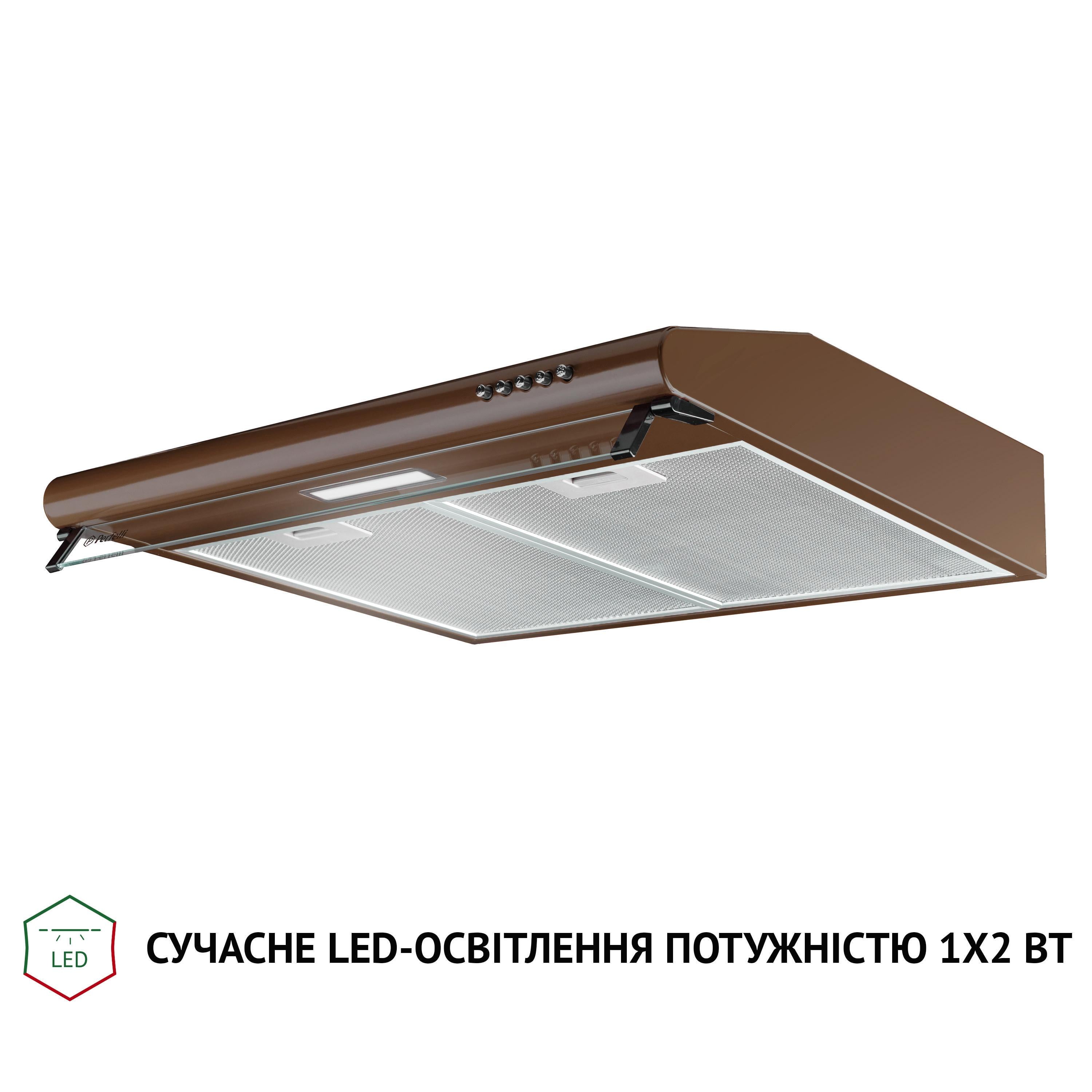 Вытяжка PERFELLI PL 6144 Dark BR LED - фото 4