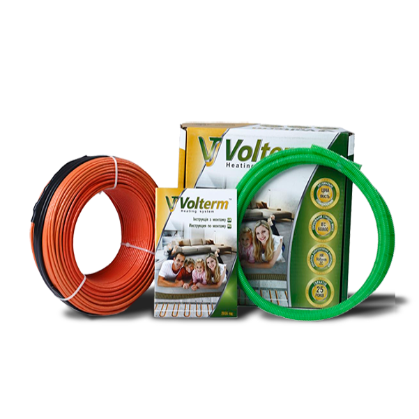 Нагревательный кабель Volterm 4,5 - 5,6 м² 820Вт 45м HR18 820
