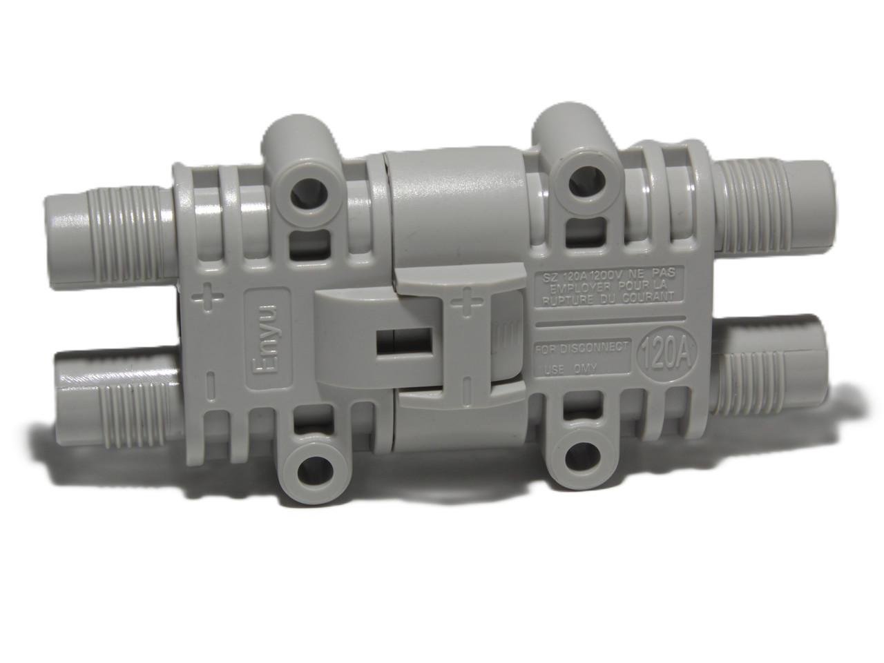 Разъем питания силовой герметичный 2pin 120А комплект Серый (2459817457) - фото 5