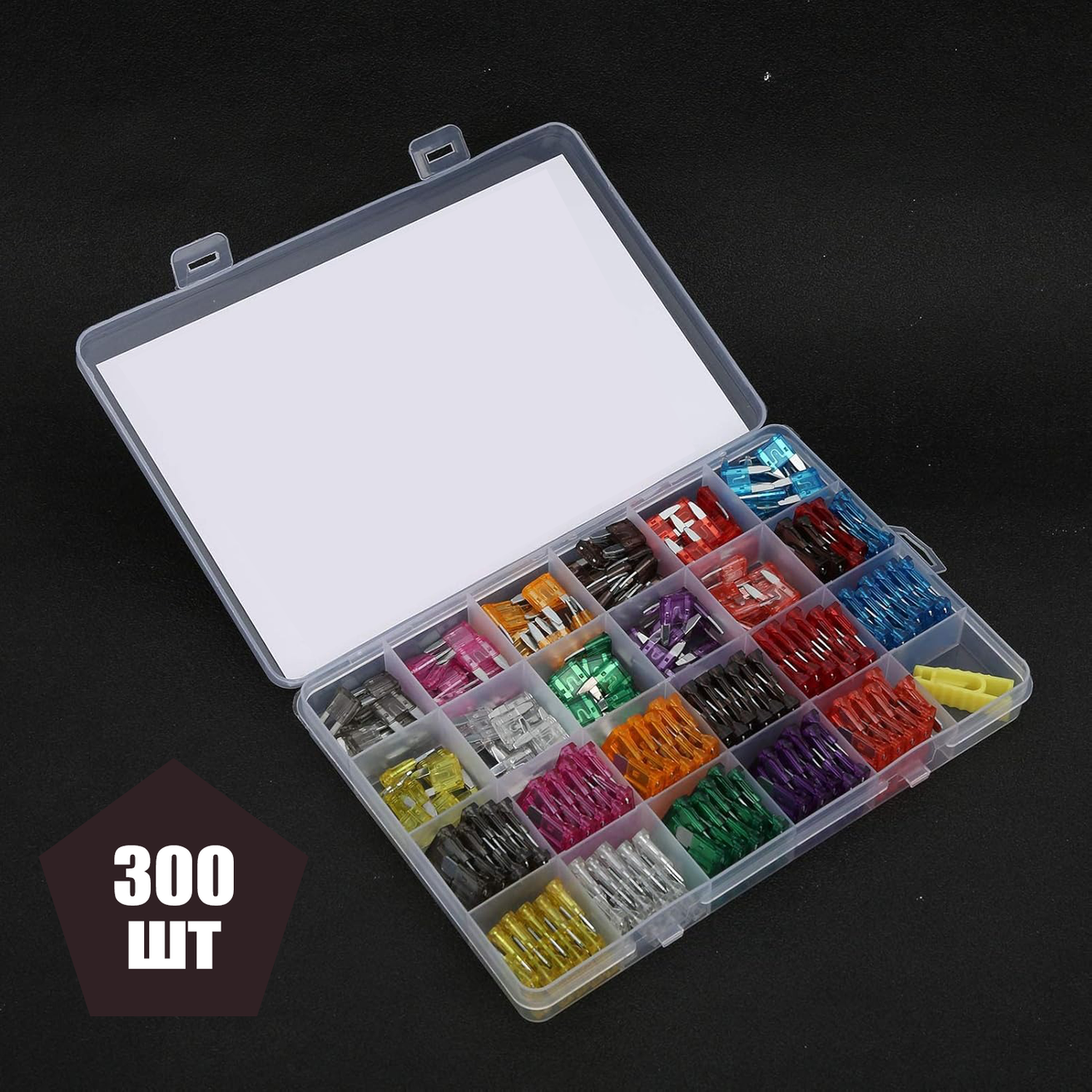 Автомобільні запобіжники стандарт і міні 2-40А в кейсі 300 шт. (id_94754) - фото 5 Автомобільні запобіжники стандарт і міні 2-40А в кейсі 300 шт. (id_94754) - фото 5