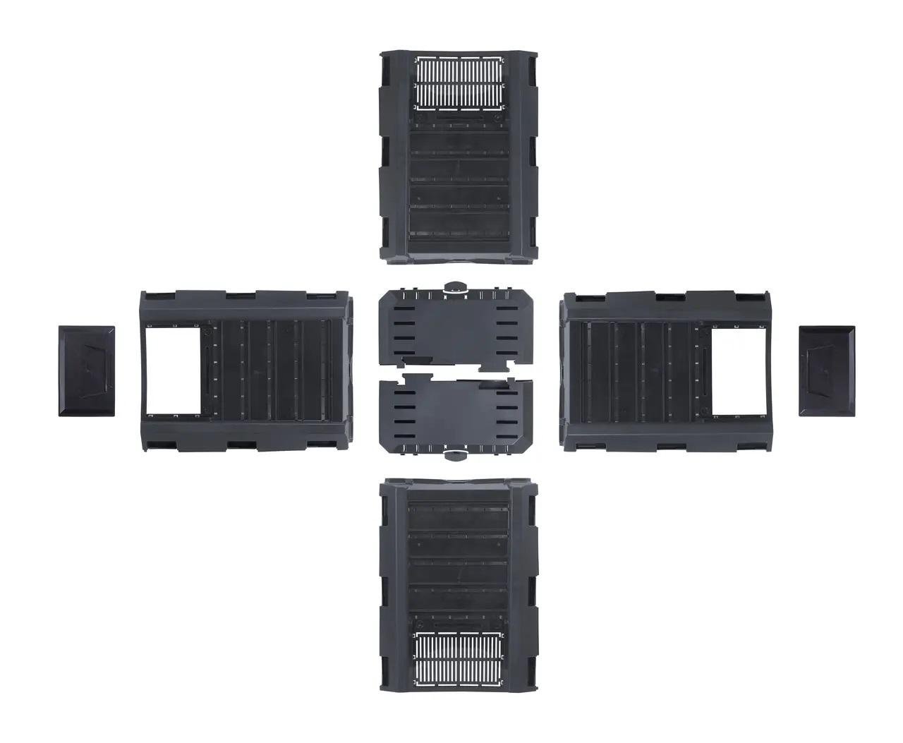 Компостер Prosperplast COMPOGREEN 380 л Черный - фото 5