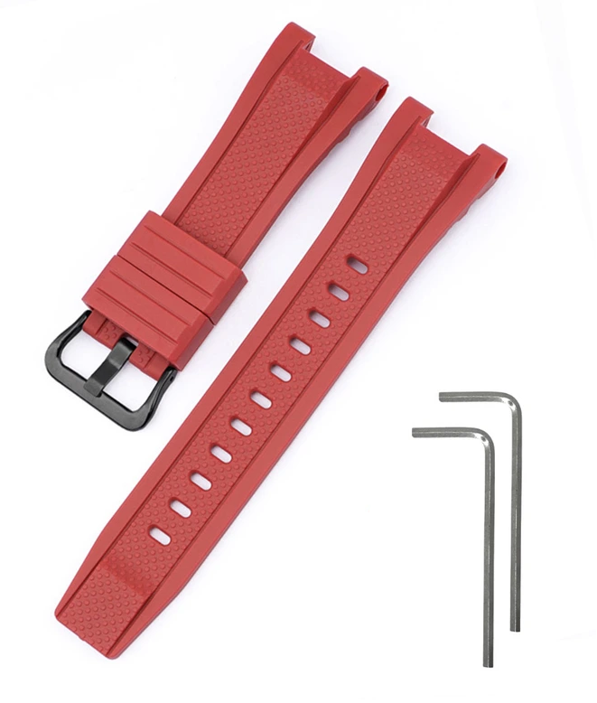 Ремінець для Casio G-Shock GST-W300 Red BK (4072) Ремінець для Casio G-Shock GST-W300 Red BK (4072)