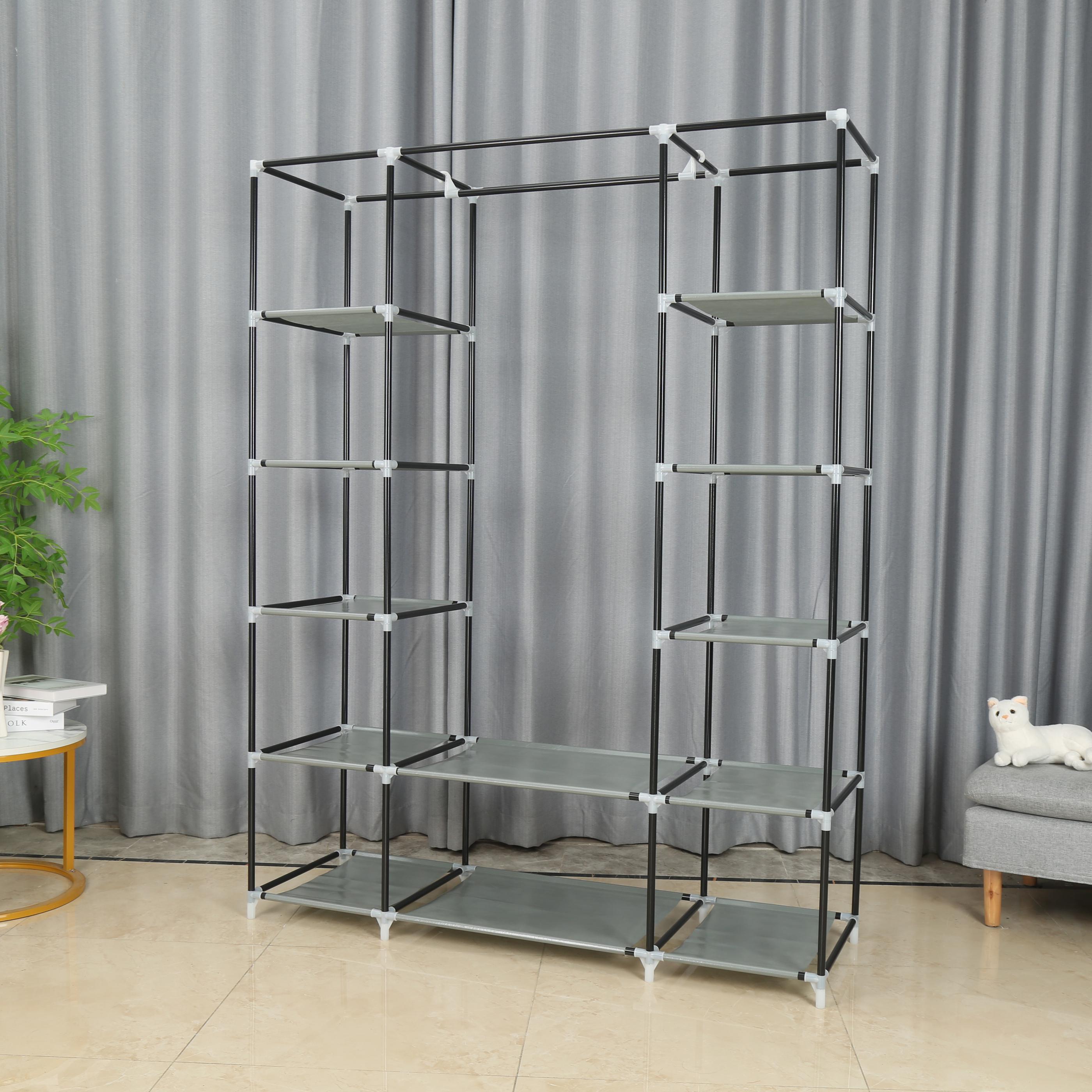 Шкаф из ткани для обуви Bonro B13 Серый (42400223) - фото 8 Шкаф из ткани для обуви Bonro B13 Серый (42400223) - фото 8