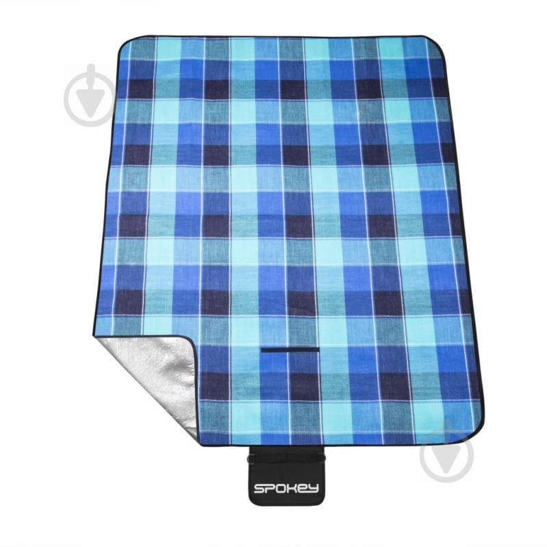 Коврик для пикника Spokey Flannel 180 х 150 см Синий (s0533) - фото 2