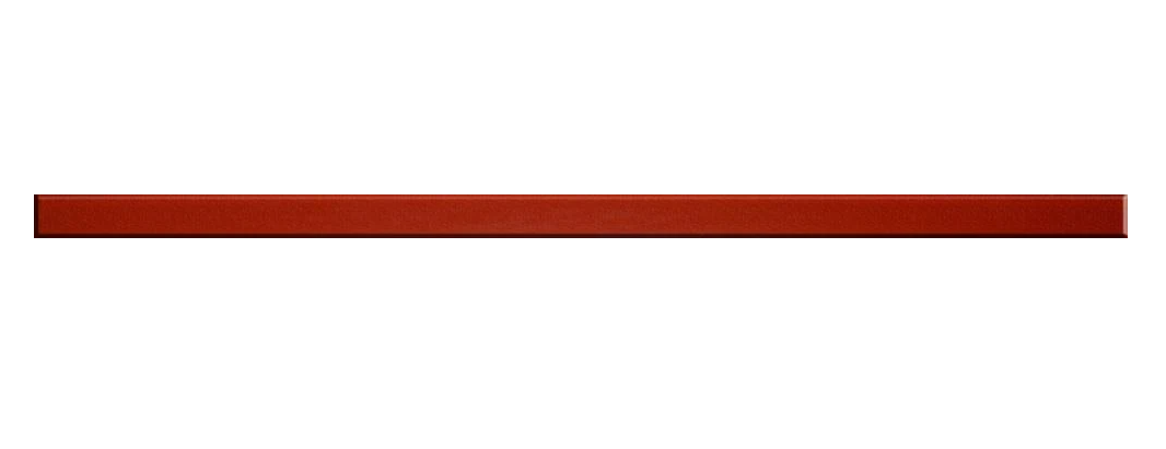 Фриз стеклянный Kotto Ceramica GF 601505 15x600x8 мм Red (003285)