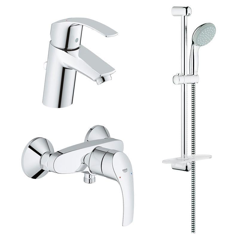 Комплект змішувачів для душу Grohe Eurosmart Хром (123244 S)