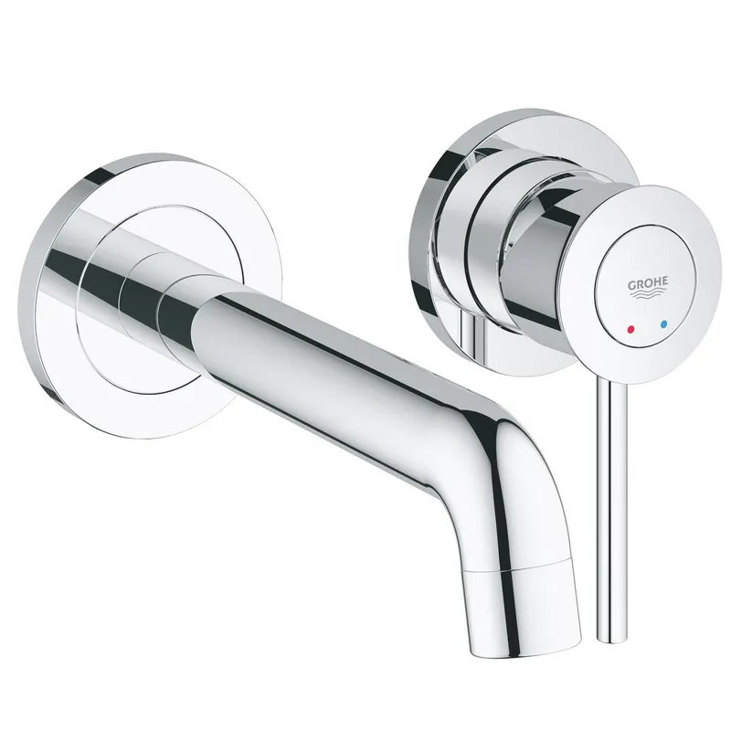 Змішувач для раковини Grohe BauClassic одноважільний Хром (2029200C) Змішувач для раковини Grohe BauClassic одноважільний Хром (2029200C)