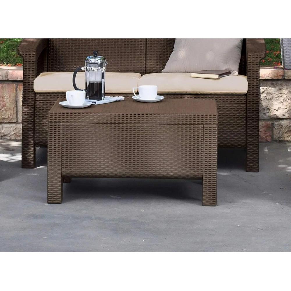 Стол садовый Keter Corfu Table Коричневый (207786) - фото 6