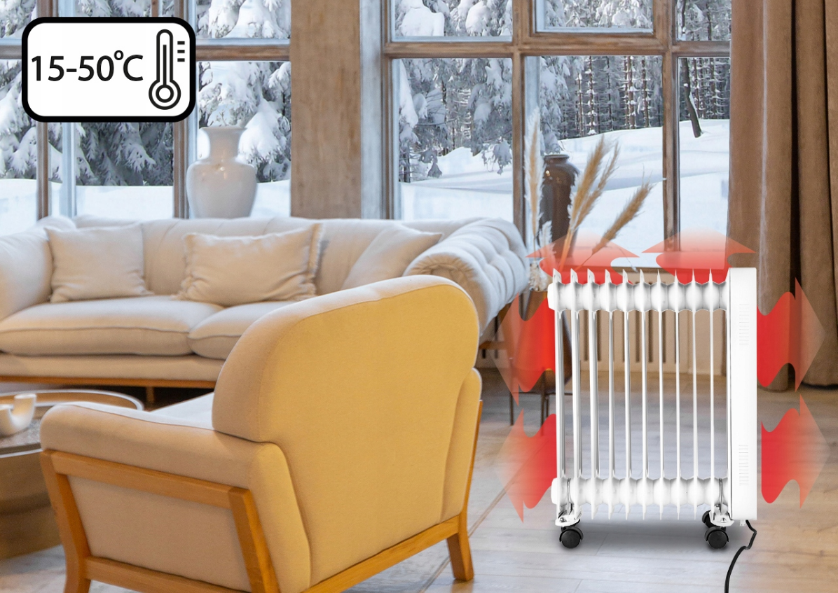 Обігрівач масляний Maltec 2500 Вт - фото 8