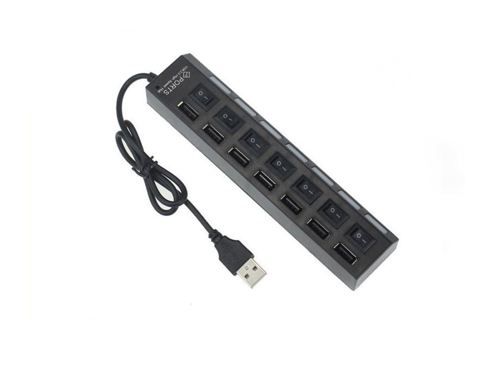 Хаб на 7 портів Usb 2.0 з вимикачами (Е1000-796-00)