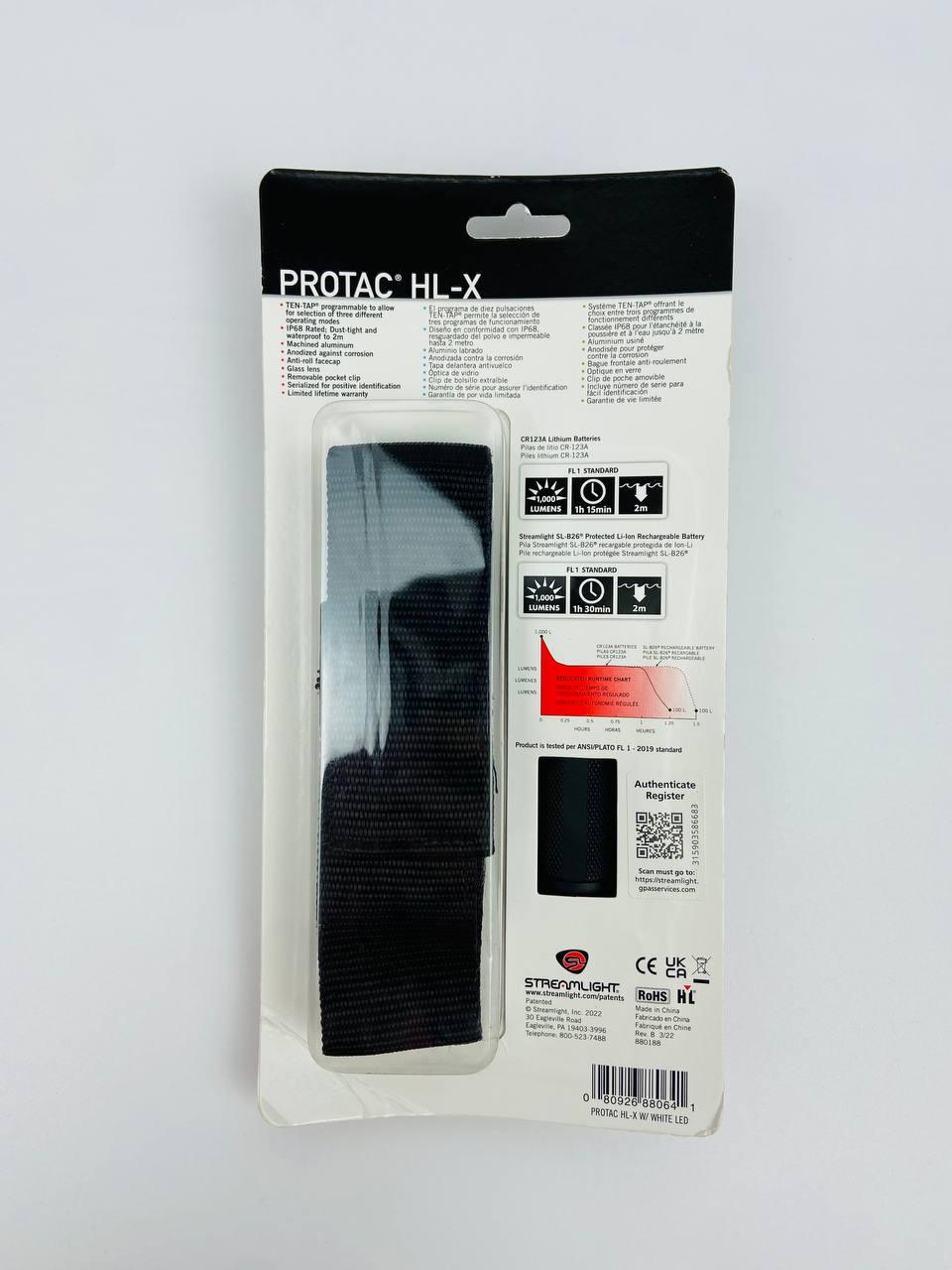 Фонарь Streamlight ProTac HL-X 1000 Лм Black (42657) - фото 2