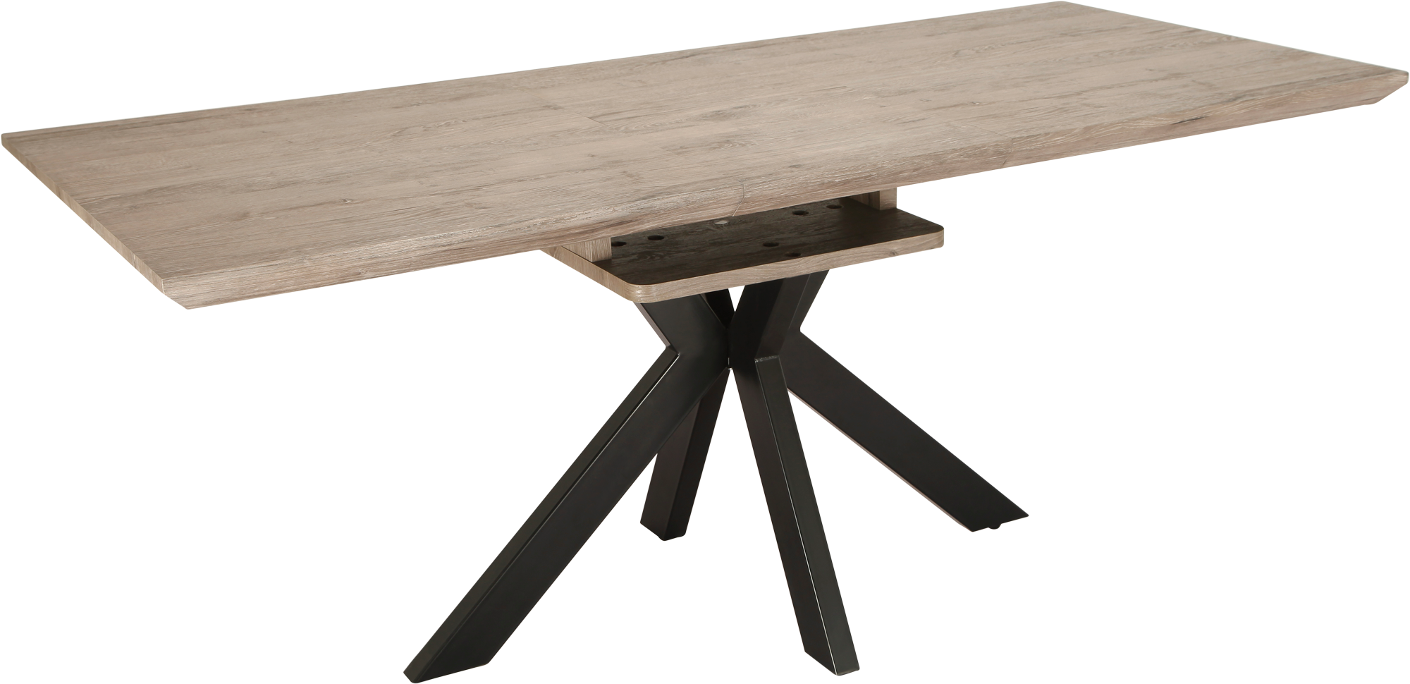 Стол обеденный раскладной GT DT0730 140-180x80x76 см Light Oak