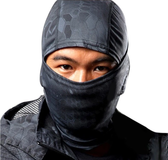 Балаклава-снайпер Flecktarn Kryptek Змея Черный (573874251)