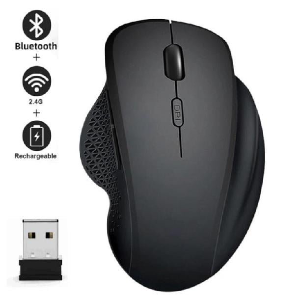 Мышка игровая беспроводная аккумуляторная 2,4 ГГц Bluetooth 5.2 DPI 1600 - фото 2 Мышка игровая беспроводная аккумуляторная 2,4 ГГц Bluetooth 5.2 DPI 1600 - фото 2