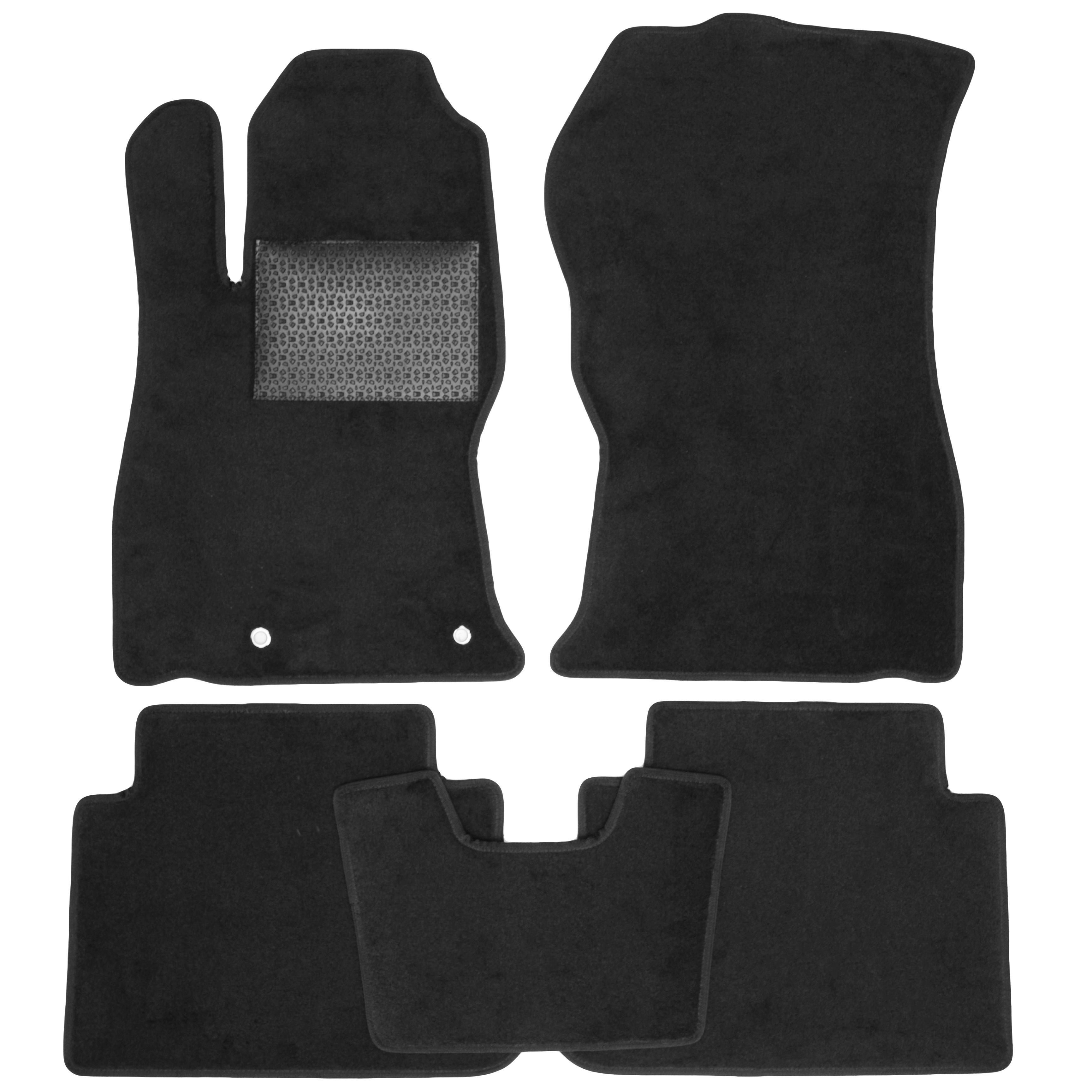 Коврики в салон Optimal для Subaru Forester '19- текстильные Черный