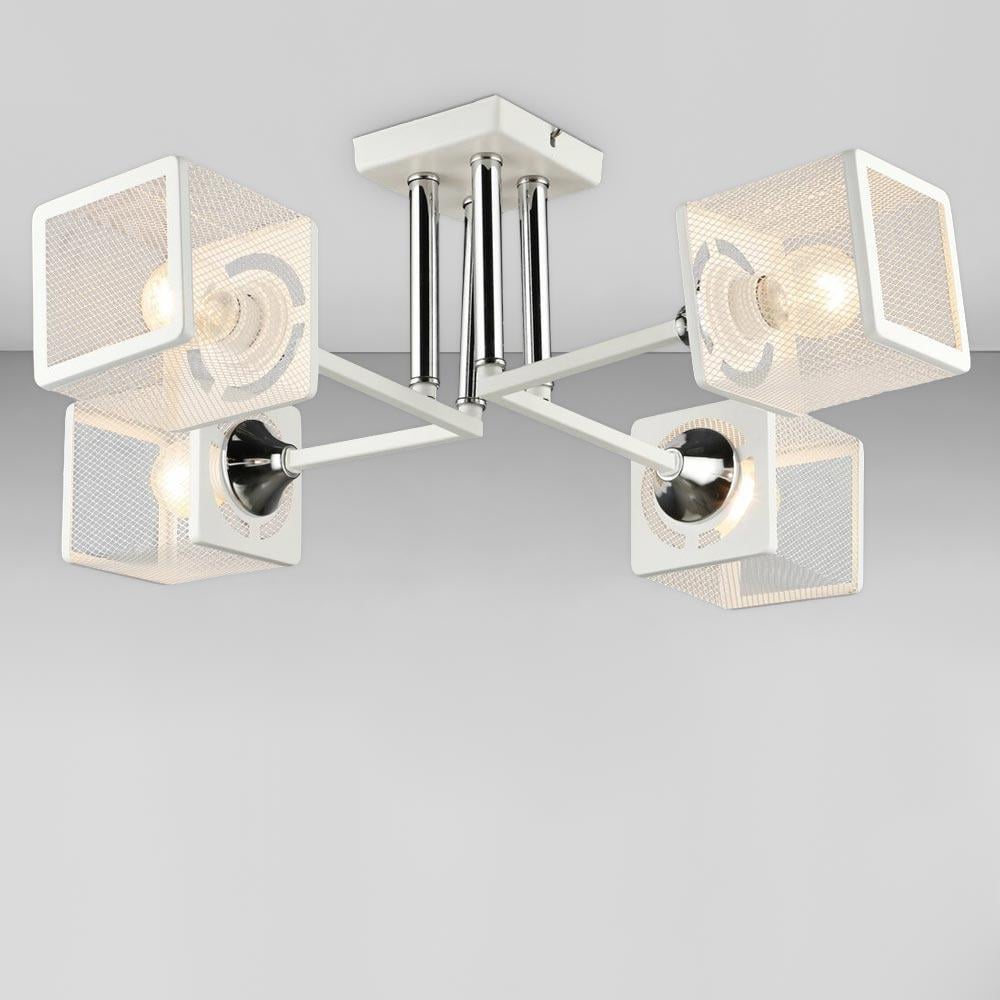 Люстра стельова Light House SRS-20252/4 Білий/Хром