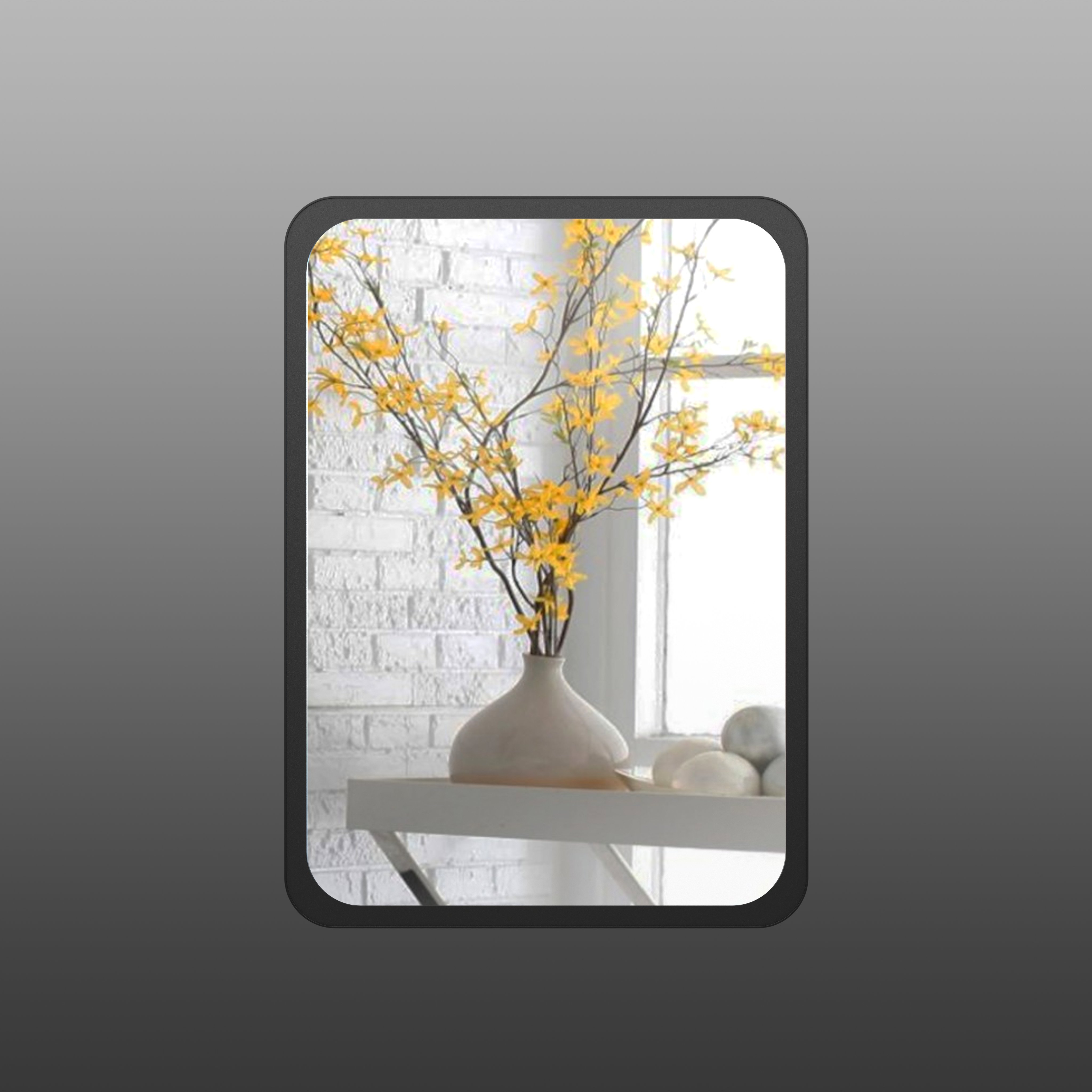 Зеркало настенное Art-Com 700х500 мм Черный (ZN 3)