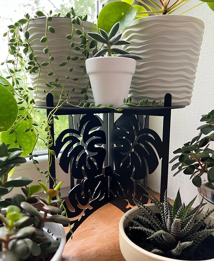 Подставка металлическая для цветов-вазонов NC Home Plant Черный (110396) - фото 2