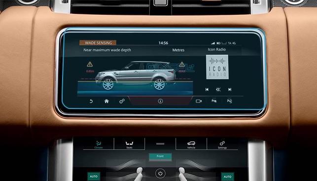 Стекло защитное Pixsel гибридный глянец на монитор Land Rover Range Rover 11,7“ 2018-2021