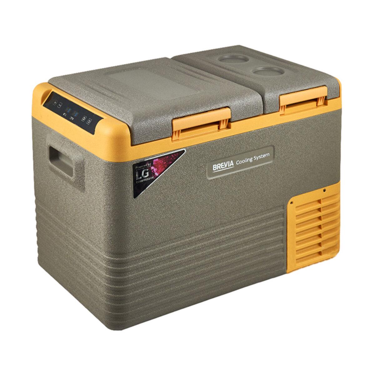 Холодильник автомобильный Brevia двухкамерный 33 л (22555)