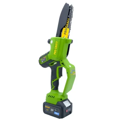 Пила аккумуляторная мини Procraft PKA32Li с 1 АКБ/2 шины/2 цепи - фото 2