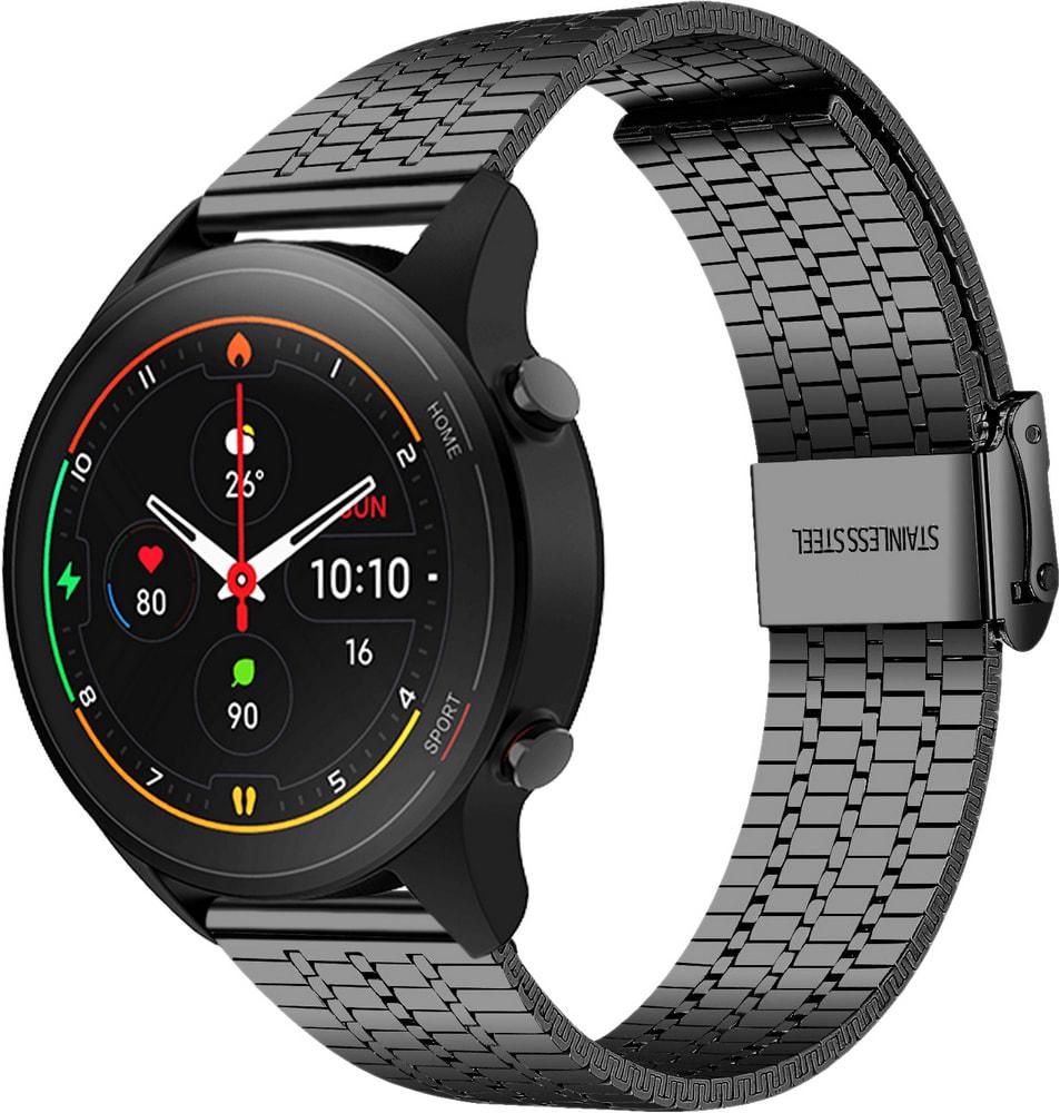 Браслет металлический Counic для Xiaomi Mi Watch Black (34128-2B)
