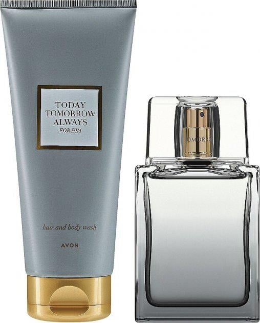 Набор мужской парфюмированный Avon TTA Today Tomorrow Always 2в1 аромат 75 мл шампунь- гель 200 мл (AV14001)