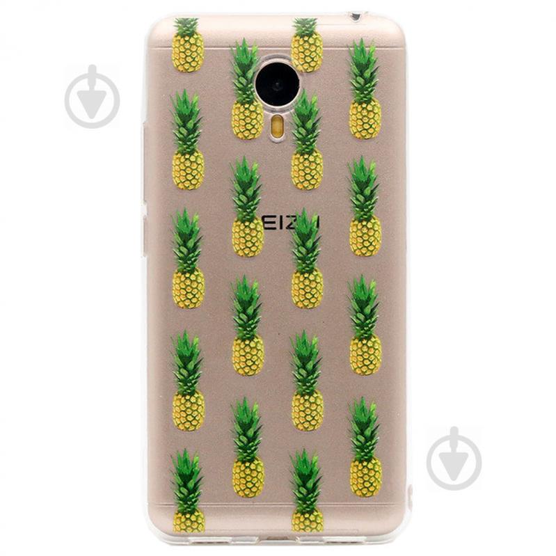 Чехол с рисунком Printed Silicone для Meizu M3 Note Ананасы (hub_Qgzk92933)