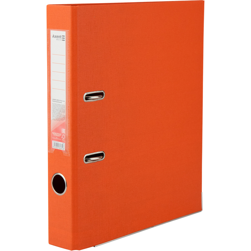 Папка-регистратор двусторонняя PP D1711-09C 5 см собранная Оранжевый (4250804808548)