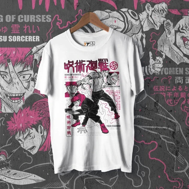 Футболка мужская с принтом Магическая битва Сукуна 6 WE р. 48 (2896478726)