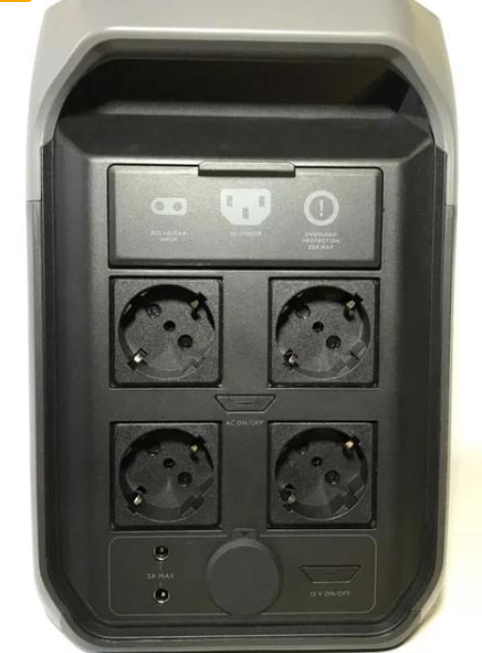 Зарядная станция Есoflow DELTA 3 1800W с 4 евро розетками - фото 3