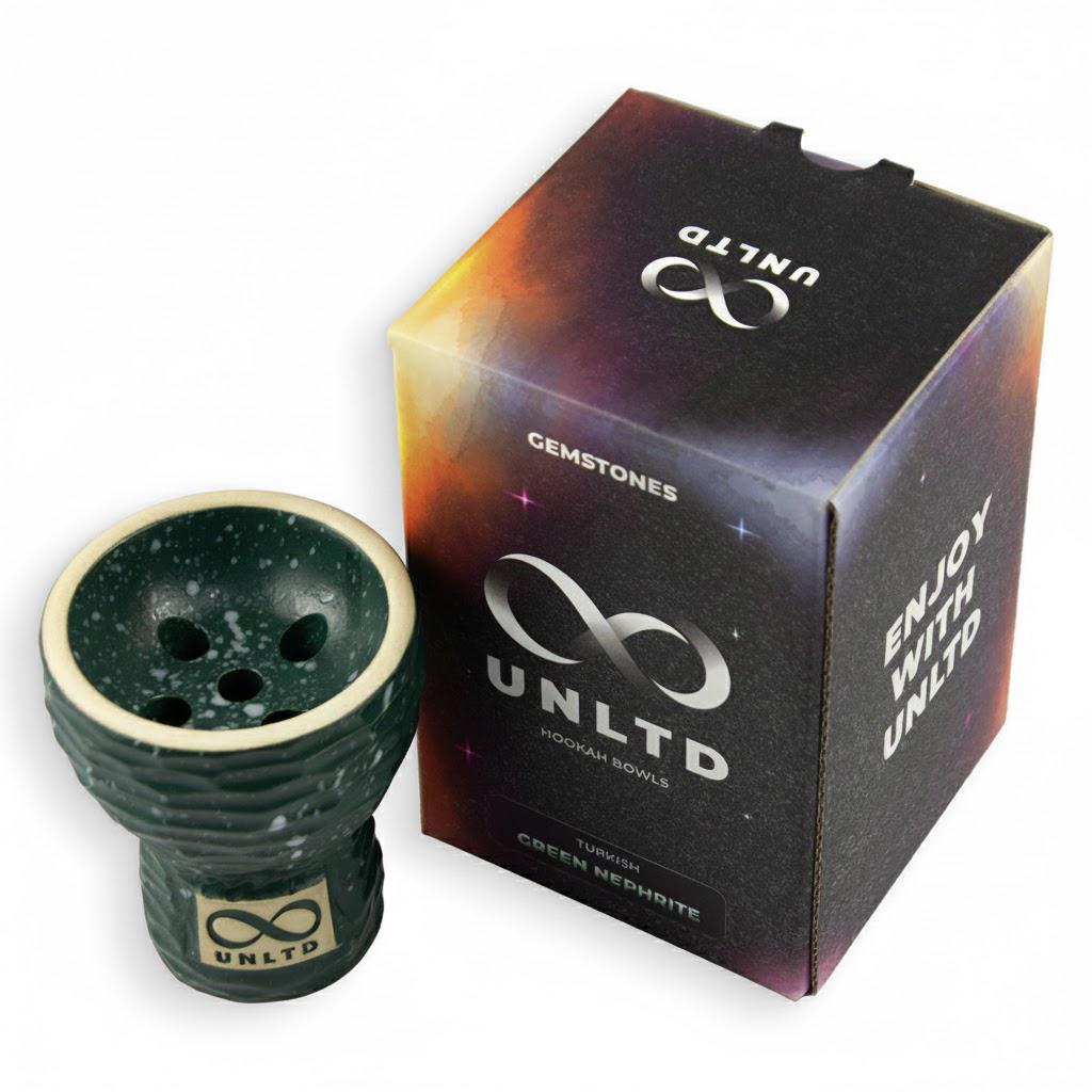 Чаша для кальяна глиняная UNLTD Turkish Green Nephrite Зеленый Чаша для кальяна глиняная UNLTD Turkish Green Nephrite Зеленый