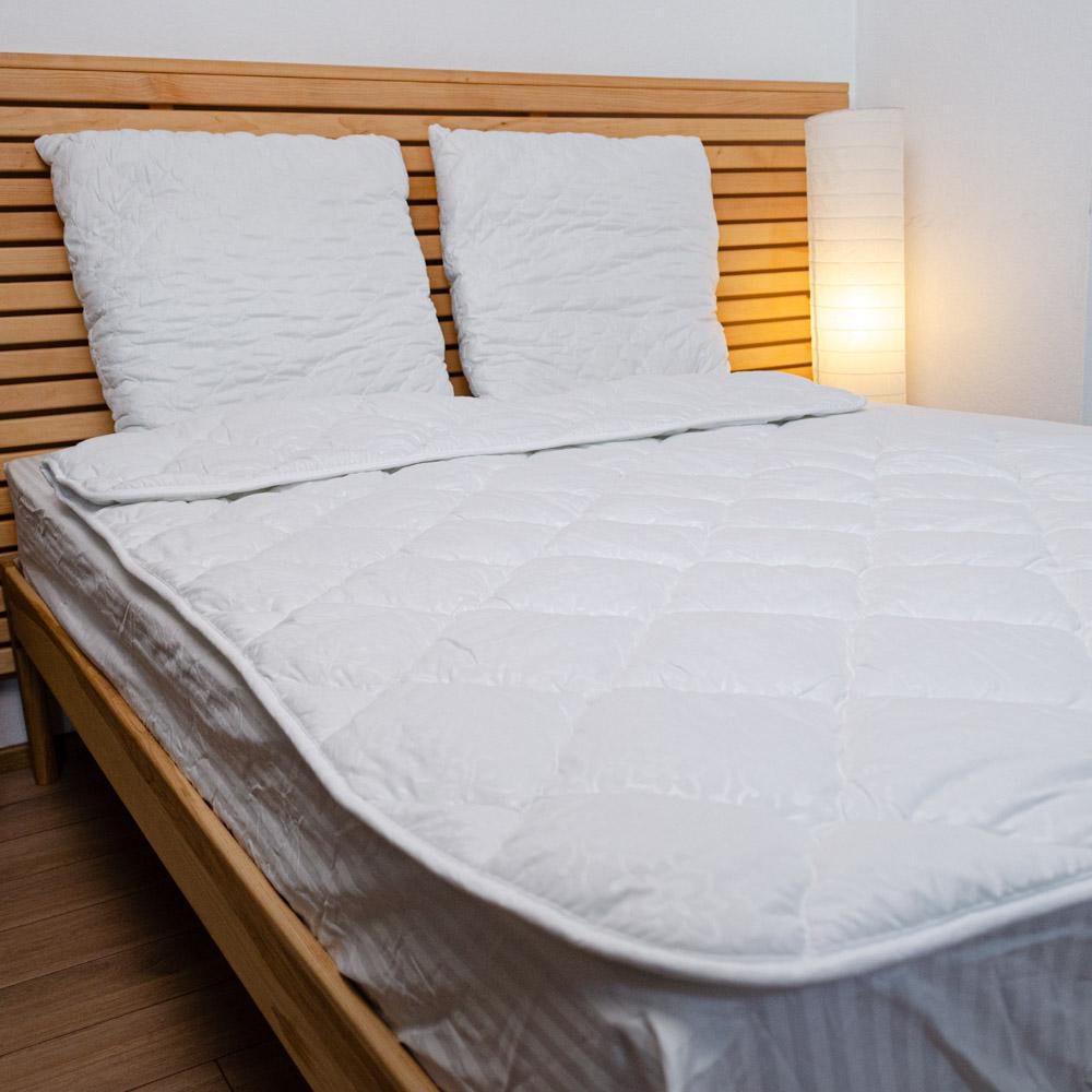 Одеяло зимнее GM Textile силиконовое полуторное 140х205 см Белый (gm-kspw-p-white)