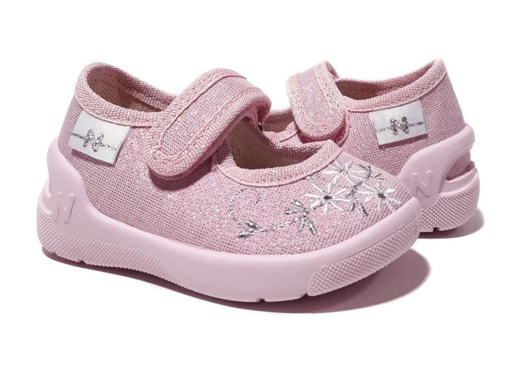 Тапочки для дівчаток Waldi 268-879/18 на липучках р. 18 Рожевий