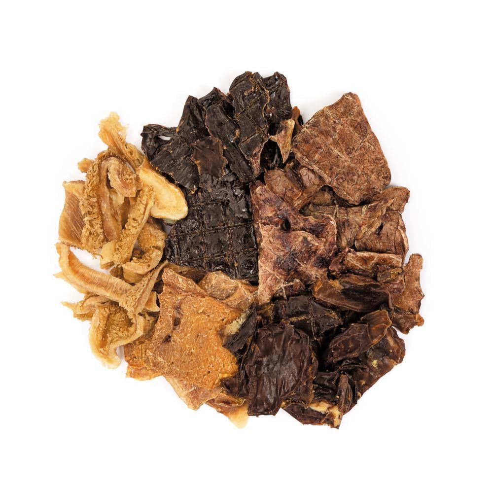 Ласощі для собак Селянські Смаколики Мікс яловичий сушений 500 г (2590708888)