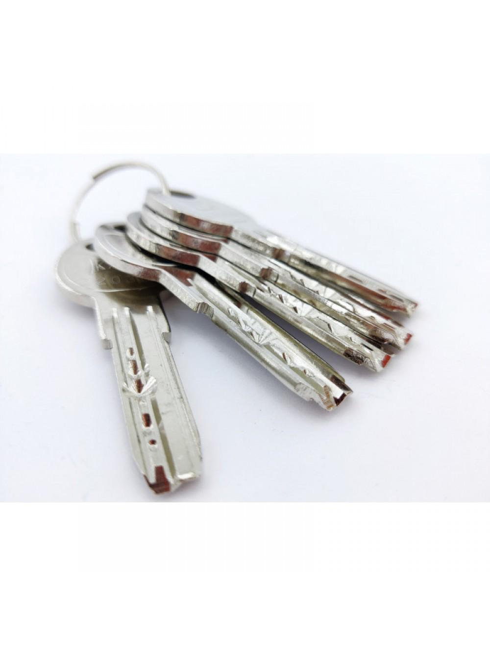 Циліндр Kale 164SNC 90 мм 5 ключів Латунь - фото 4 Циліндр Kale 164SNC 90 мм 5 ключів Латунь - фото 4