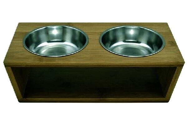 Подставка под миски для кошек из дерева Кура Капучино (ПКШ-001609)