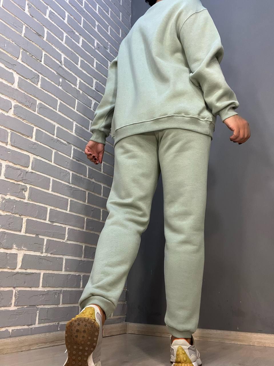 Світшот жіночий PEPPER MINT 24-14 базовий простий подовжений оверсайз M Оливковий (941) - фото 4 Світшот жіночий PEPPER MINT 24-14 базовий простий подовжений оверсайз M Оливковий (941) - фото 4