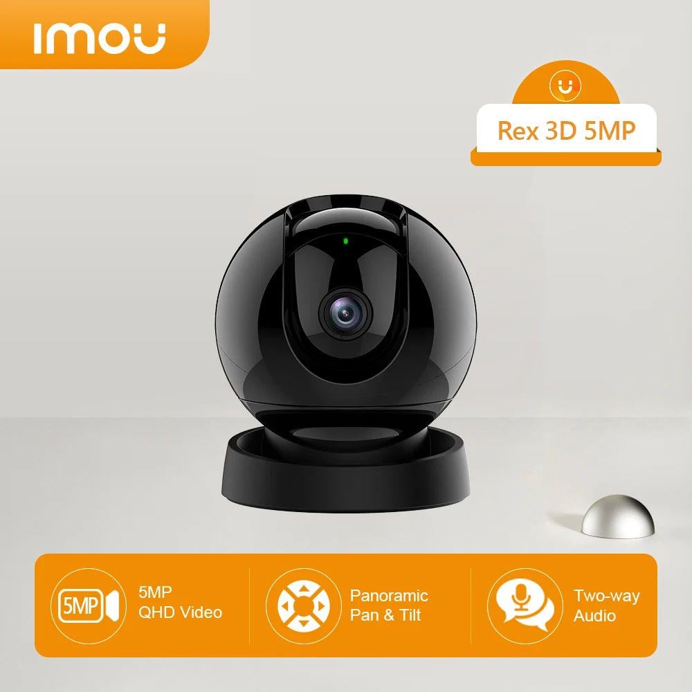 Камера IP IMOU Rex 3D 5MP Wi-Fi Ultra HD 2688x1520 px 360° (2142216079) - фото 3 Камера IP IMOU Rex 3D 5MP Wi-Fi Ultra HD 2688x1520 px 360° (2142216079) - фото 3