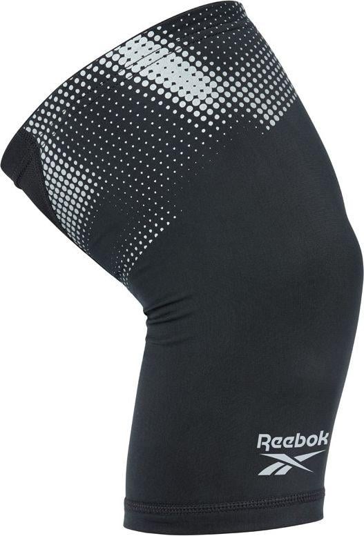 Фіксатор коліна Reebok KNEE SUPPORT S Чорно-сірий (RRSU-13323)