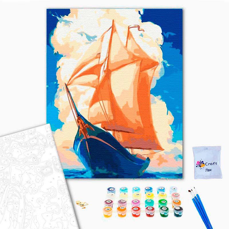 Картина за номерами ART CRAFT Прогулянка морем 40х50 см (10629-ACNF)